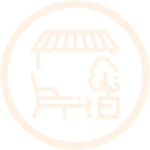 Terraza con asadores