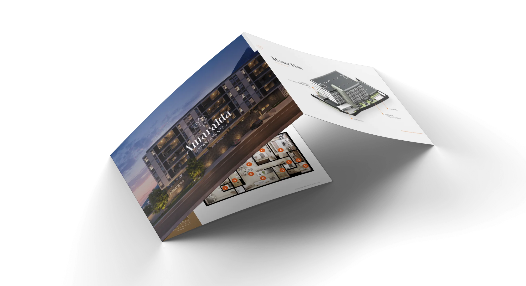 Mockup brochure Amaralda