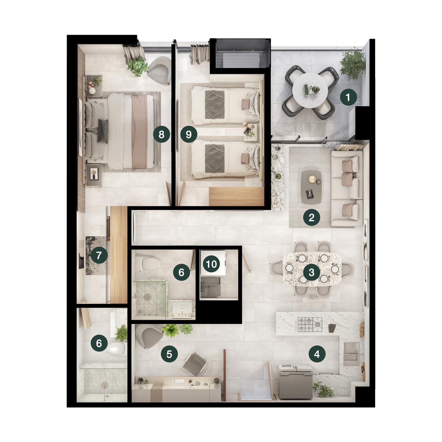 Tipología B Torre 1