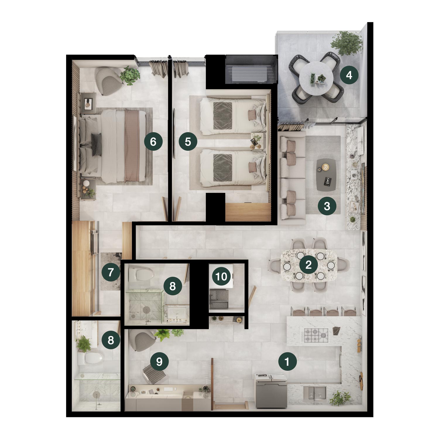 Tipología C Torre 1